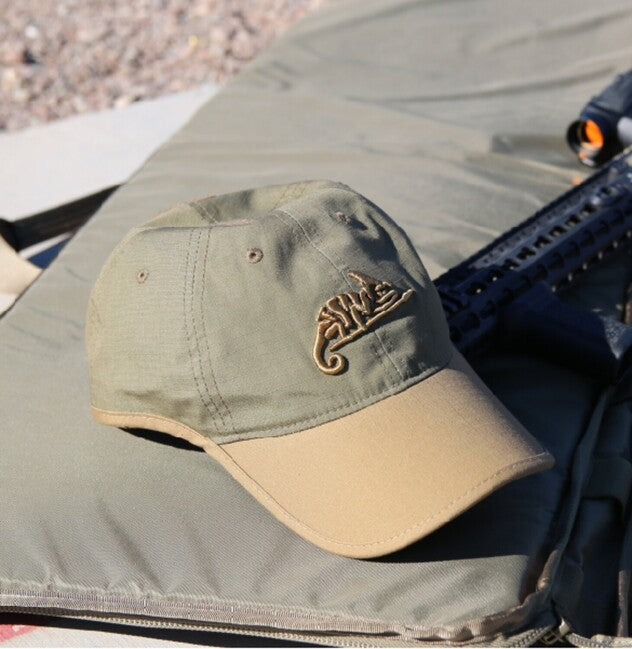 Helikon-Tex Καπέλο PolyCotton Ripstop με λογότυπο, Coyote / Olive Green
