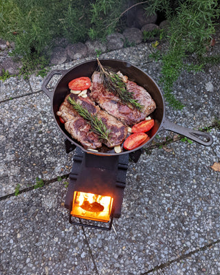 Origin Outdoors Χυτοσίδηρη Κατσαρόλα Φωτιάς, 26cm, 1,8L