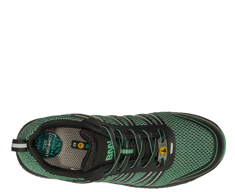 BENNON Vectra S1 ESD NM low work shoes, turquoise/black