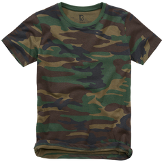 Brandit kids' short-sleeve t-shirt, Woodland