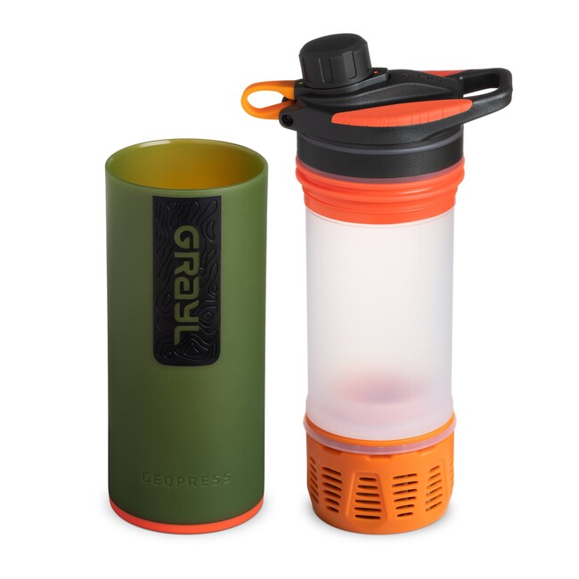GRAYL GeoPress Purifier Φιάλη Φιλτραρίσματος, Oasis Green