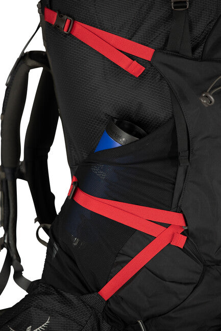 OSPREY AETHER PLUS 100 σακίδιο πλάτης τουριστικό, μαύρο