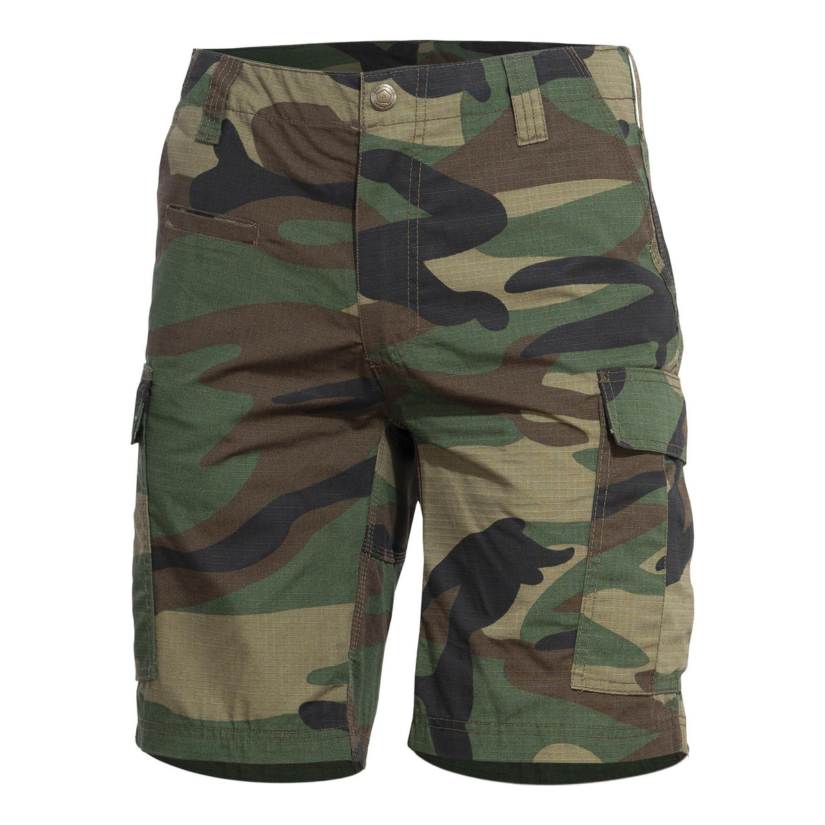 Pentagon BDU 2.0 kratke hlače Rip Stop, Woodland