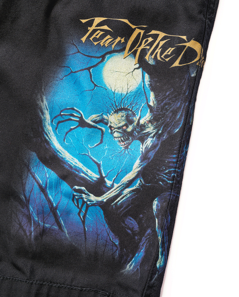 Brandit Iron Maiden Savage kraťasy Fear of the Dark, čierna