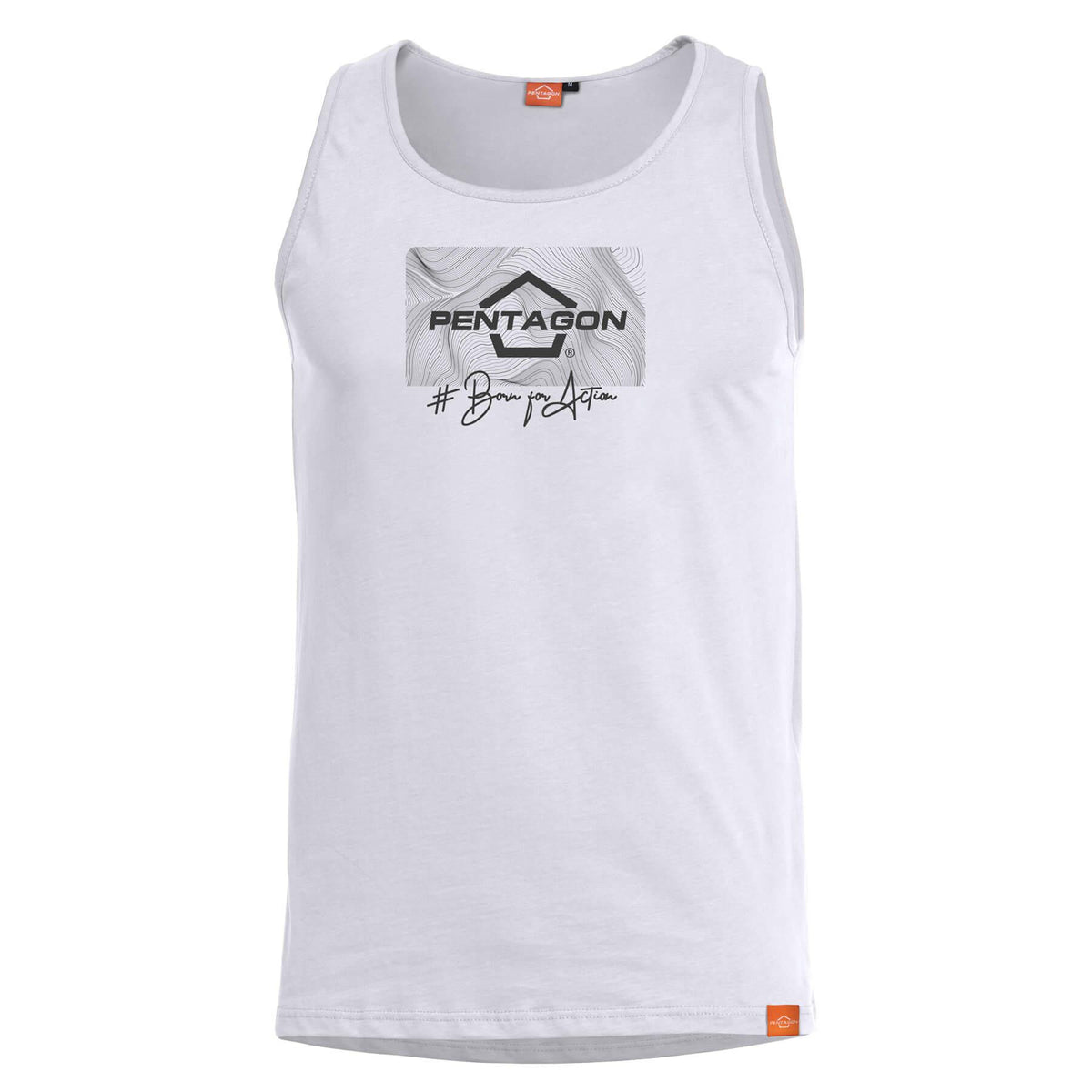 Pentagon Astir Contour men's tank top, white