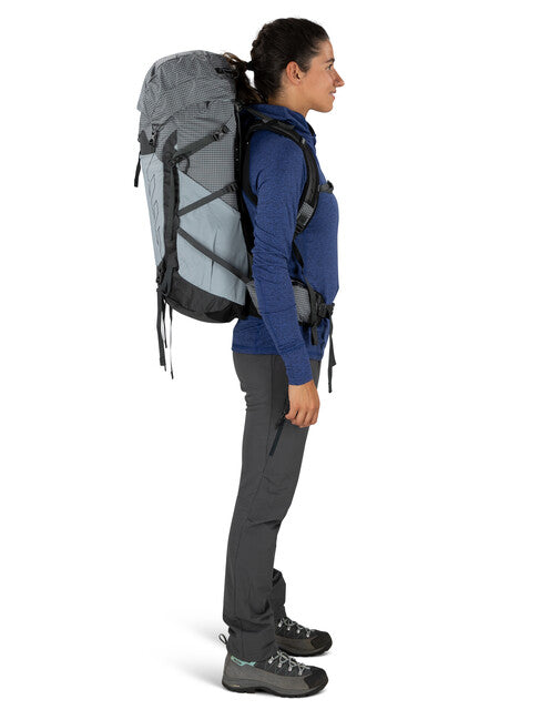 OSPREY TEMPEST PRO 40 τουριστικό σακίδιο πλάτης, silver lining