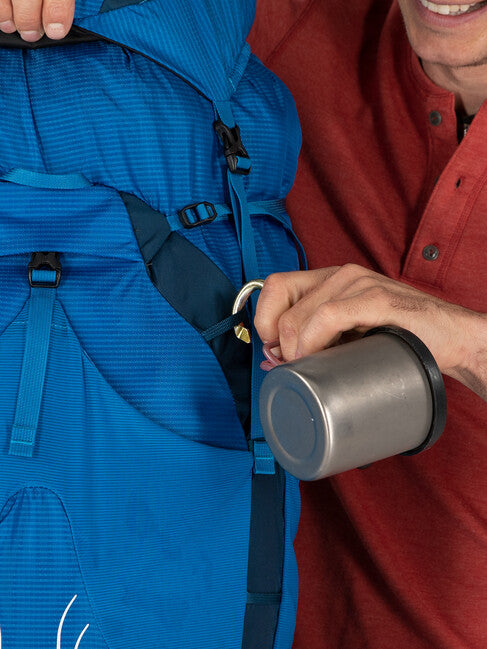 OSPREY EXOS 58 τουριστικό σακίδιο πλάτης, blue ribbon