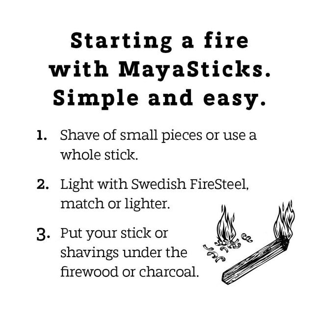 LIGHT MY FIRE MayaSticks Προσάναμμα 450g