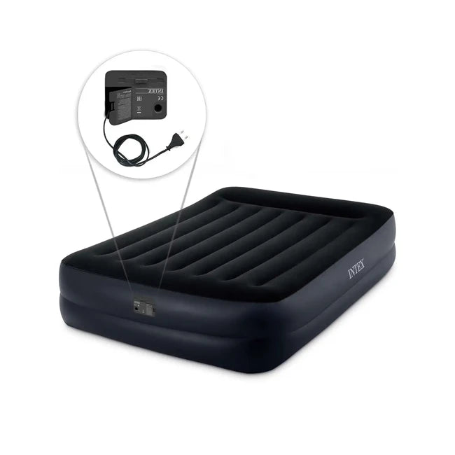 Intex Pillow Rest Raised Φουσκωτό Κρεβάτι Queen