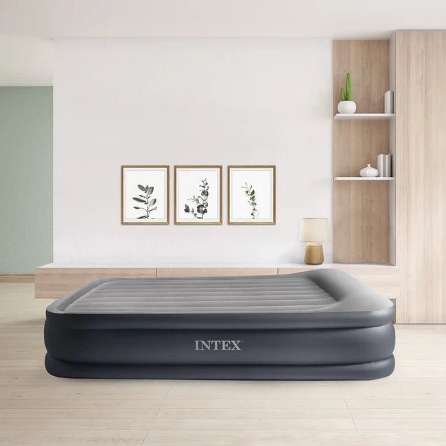 Intex Pillow Rest Φουσκωτό Κρεβάτι Queen Deluxe