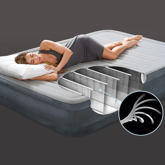 Intex Comfort-plush Elevated Φουσκωτό Κρεβάτι Twin