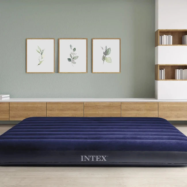 Intex King Dura-Beam Classic Downy Φουσκωτό Κρεβάτι