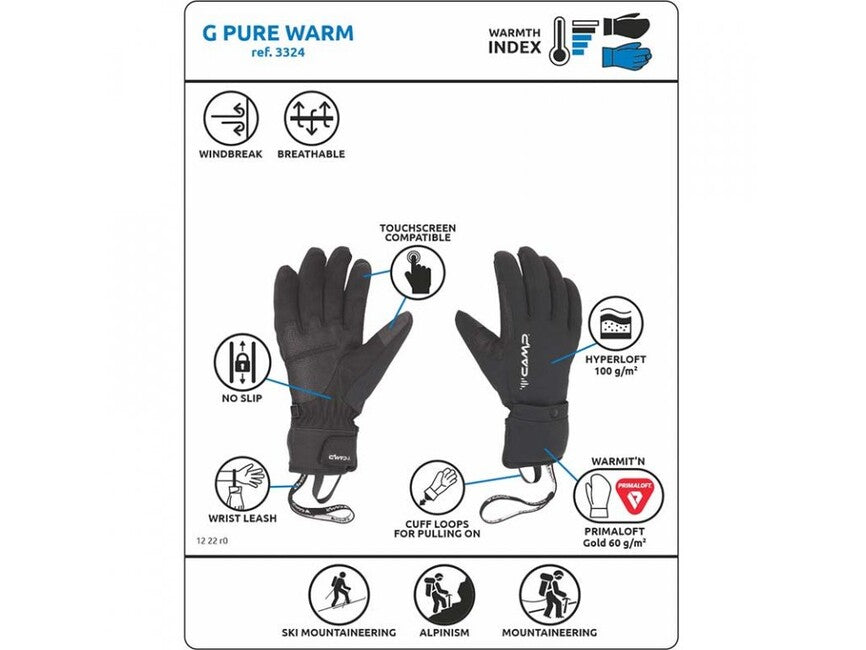 CAMP G Pure Warm Τεχνικά Γάντια