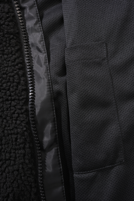 Brandit Teddy Μπουφάν Fleece, Μαύρο