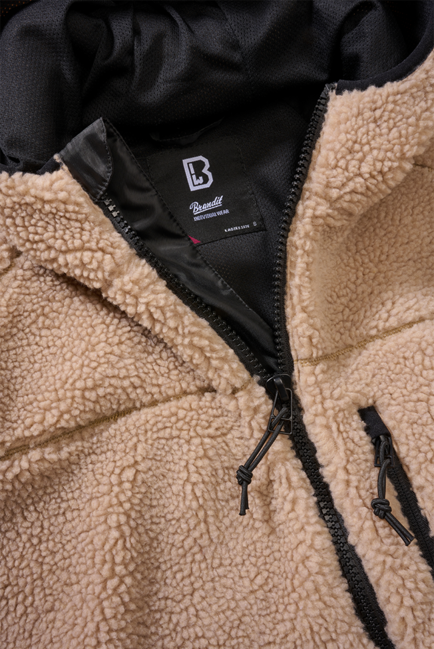 Brandit Teddy Μπουφάν Fleece Γυναικείο, Camel