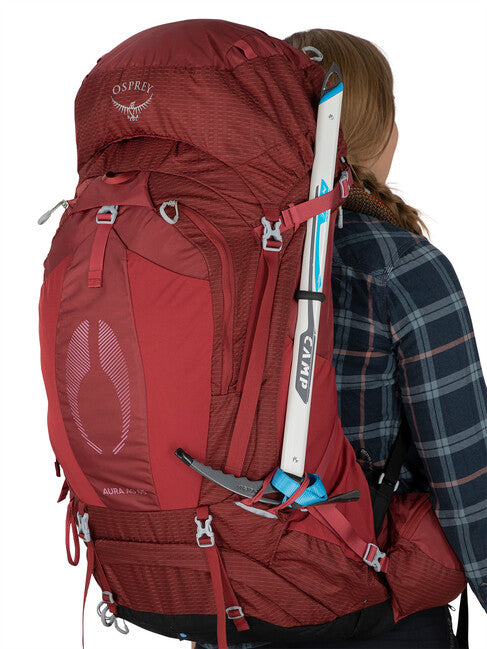 OSPREY AURA AG 65 Σακίδιο Πεζοπορίας, berry sorbet red