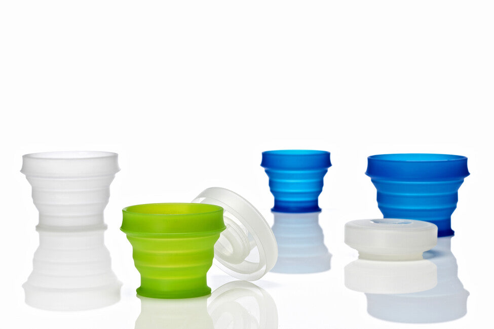 Humangear Go Cup Σκληρό Κύπελλο Ταξιδίου Πτυσσόμενο, Μπλε, 118 ml