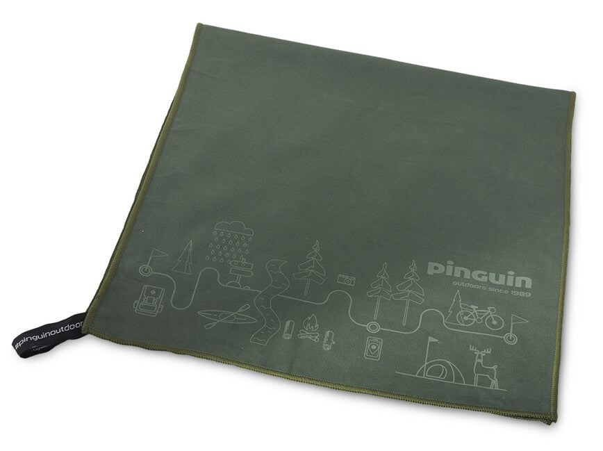 Pinguin Micro Πετσέτα Map 60 x 120 cm, πετρέλαιο