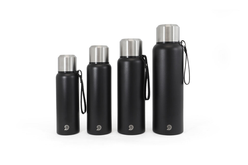 Origin Outdoors PureSteel Θερμός Κενού 0,5 l, μαύρο