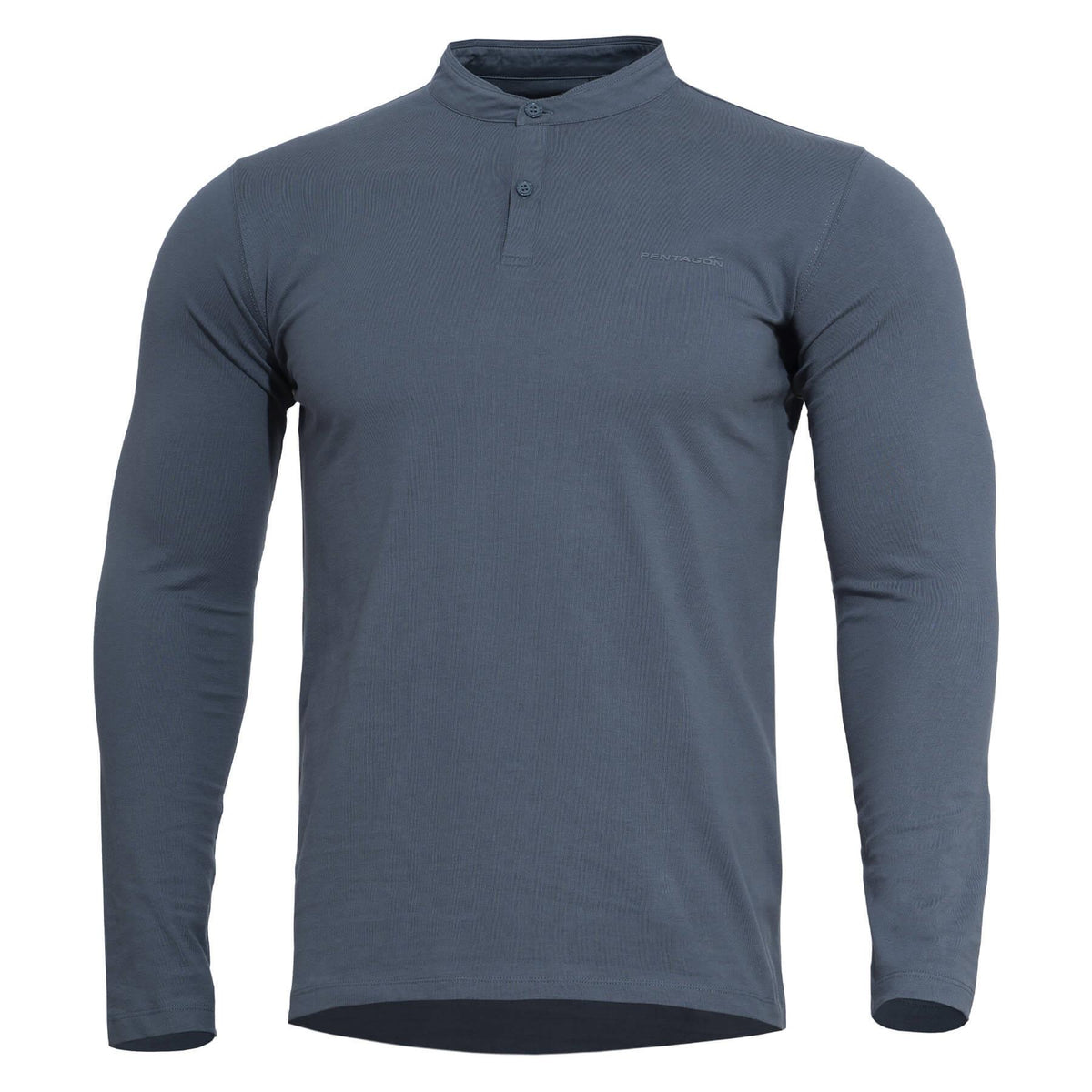 Pentagon Romeo 2.0 μπλουζάκι μακρυμάνικο με κουμπιά, charcoal blue