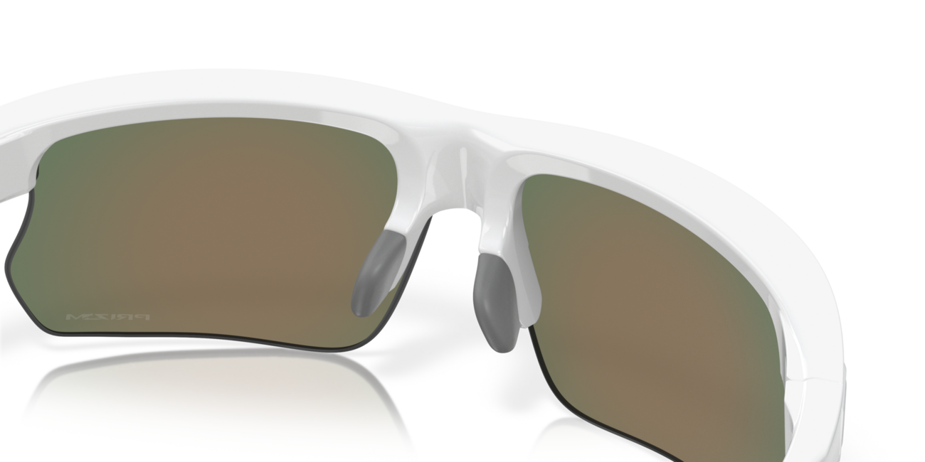 Oakley BISPHAERA Γυαλιά Ηλίου με Σκελετό Polished White και Φακούς Prizm Ruby, 68