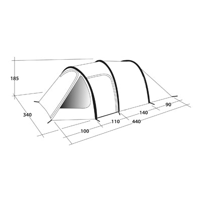 Outwell Earth Σκηνή για 5 ατόμων, μπλε-πράσινη