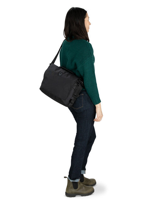 OSPREY AOEDE MESSENGER 7 τσάντα ώμου, μαύρη