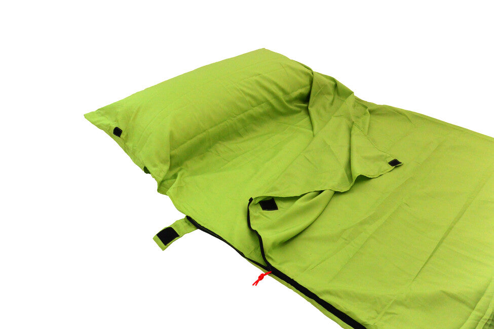Origin Outdoors Ορθογώνιο Επένδυμα Υπνόσακου Μικροϊνών, Πράσινο