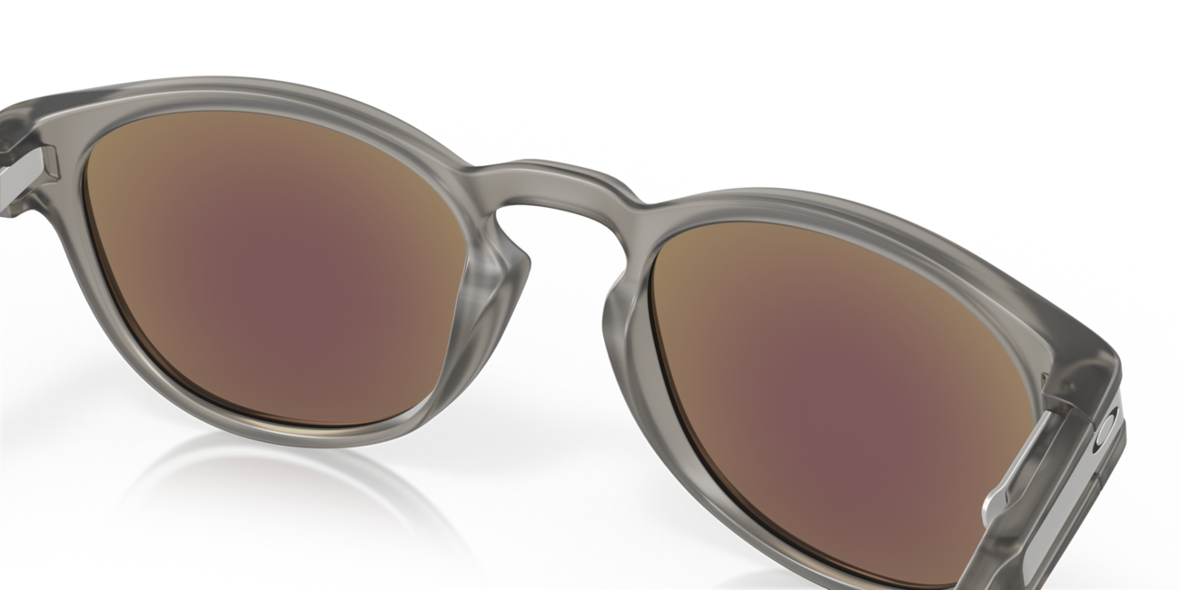 Oakley LATCH Γυαλιά Ηλίου με σκελετό Matte Grey Ink και φακούς Prizm Sapphire Irid Polar, 53