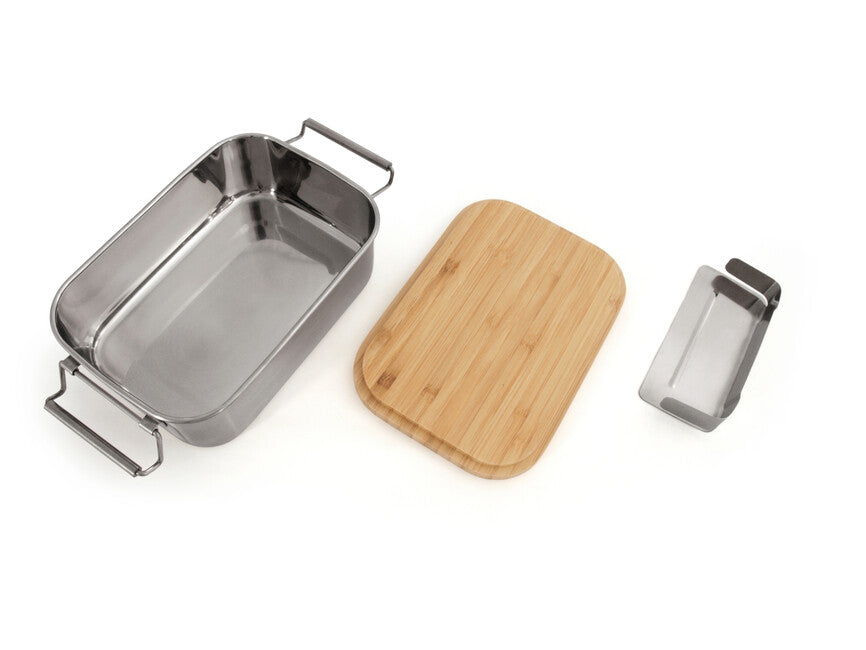 Origin Outdoors Bamboo-Clip Δοχείο Φαγητού από Ανοξείδωτο Χάλυβα 1,2 l
