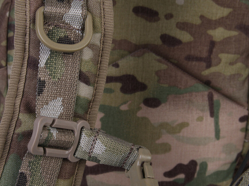 Emersongear Σακίδιο Πλάτης Tactical 21L με Αφαιρούμενη Θήκη, Μαύρο 500D