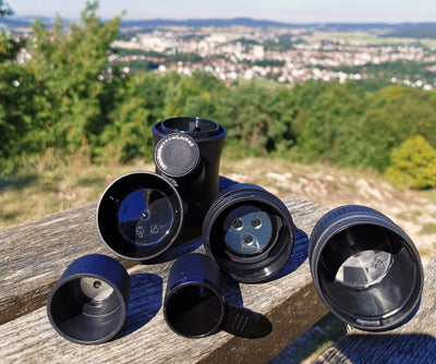 Origin Outdoors Mini-Espresso To-Go, μαύρο
