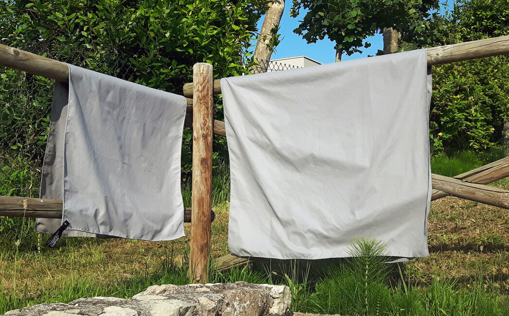 BasicNature Πετσέτα Velour 60 x 120 cm, γραφίτης