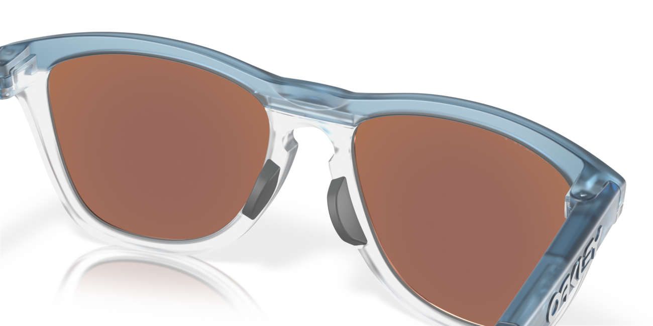 Oakley FROGSKINS RANGE Γυαλιά Ηλίου με σκελετό Trans Stonewash/Clear και φακούς Prizm Deep Water Polarized, 55