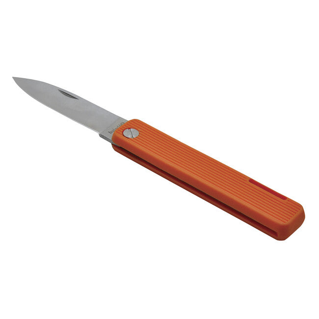 Baladeo ECO352 Papagayo Μαχαίρι Τσέπης, λάμα 7,5 cm, ατσάλι 420, λαβή TPE πορτοκαλί