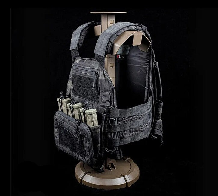DRAGOWA Tactical Ocelot ρυθμιζόμενη βάση τακτικού εξοπλισμού, μαύρο