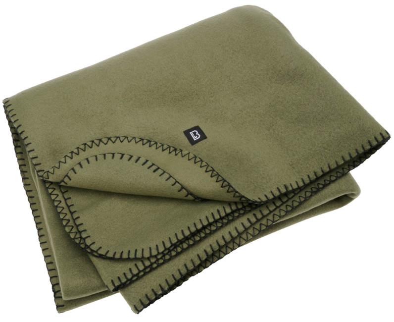 Brandit Κουβέρτα Fleece, Λαδί 135 x 175 cm