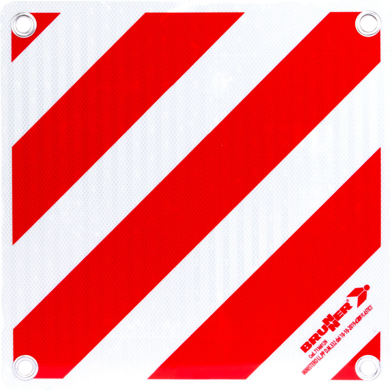 Brunner Zebra ALU Ετικέτα Φορτίου Υπερέχουσας Χωρητικότητας