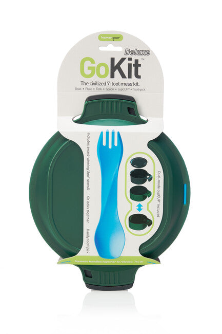 Humangear GoKit Deluxe Δοχείο Φαγητού, ανθρακί-πράσινο