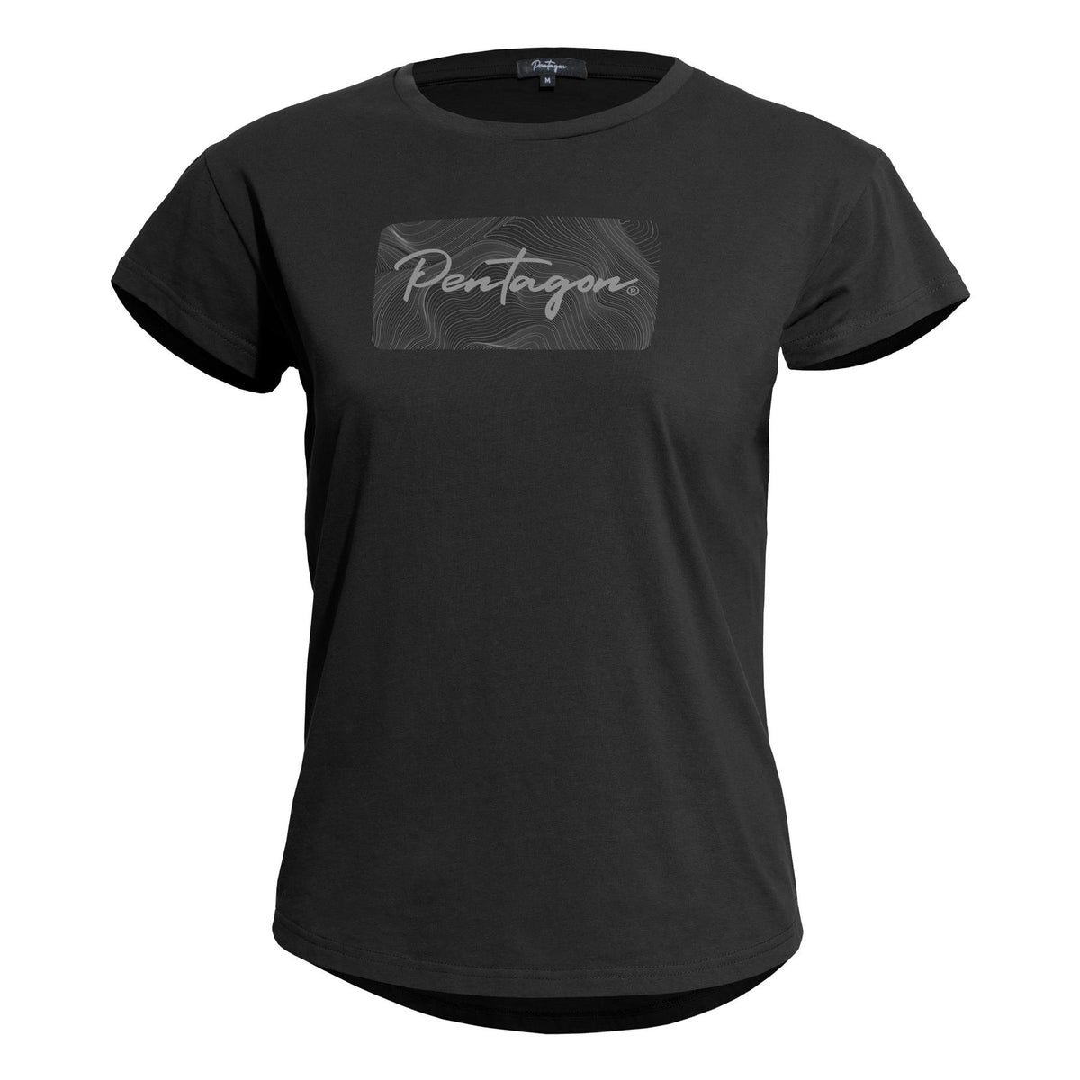 Pentagon Whisper Contour women's short-sleeve t-shirt, black