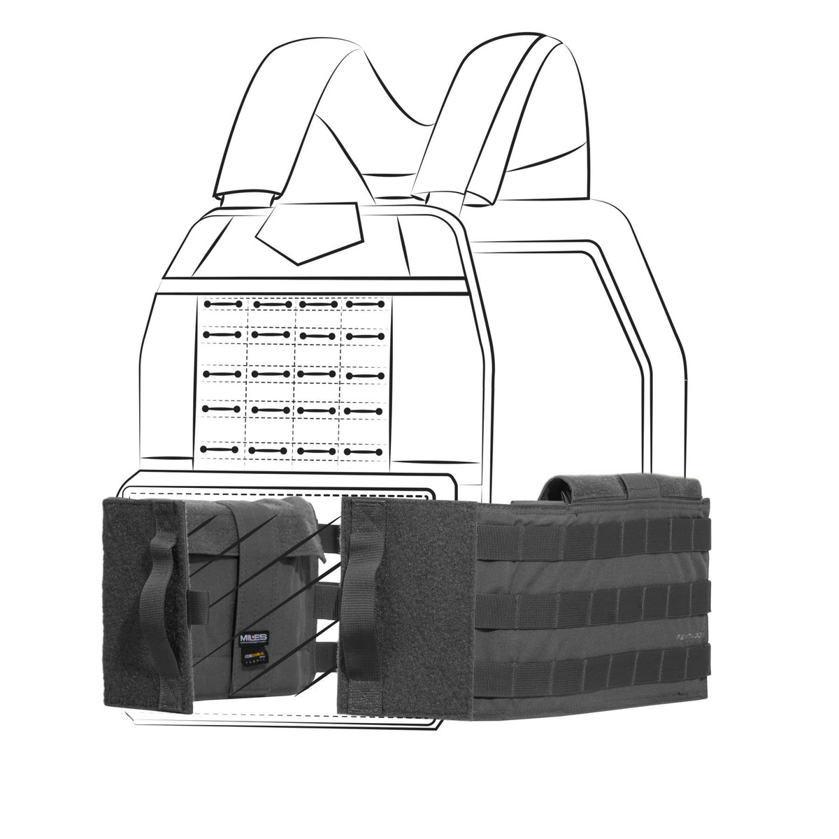 Pentagon Ζώνη Combat Modular, Γκρι