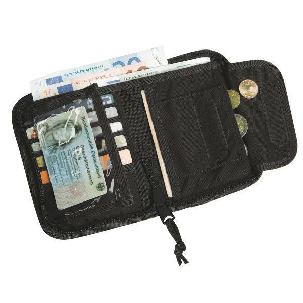 Tasmanian Tiger MIL Wallet Πορτοφόλι, Μαύρο