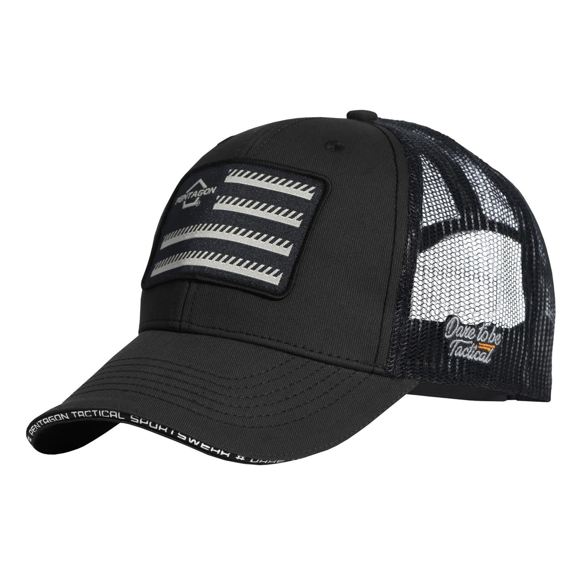 Pentagon Wills Truckers Twill Cap, Black