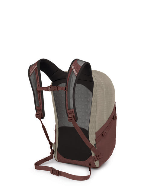 OSPREY Quasar 28 σακίδιο πλάτης αστικό, sawdust tan/raisin red