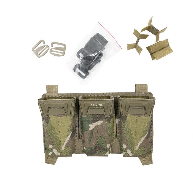 Agilite Pincer Triple θήκη για περιοδικό, multicam