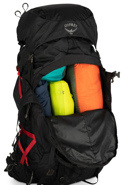 OSPREY AETHER PLUS 100 σακίδιο πλάτης τουριστικό, μαύρο