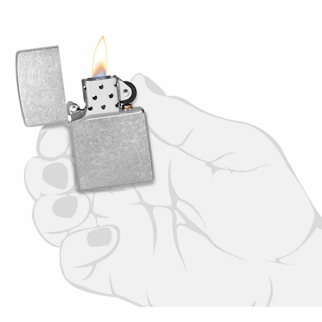 Zippo Αναπτήρας Βενζίνης Street Chrome