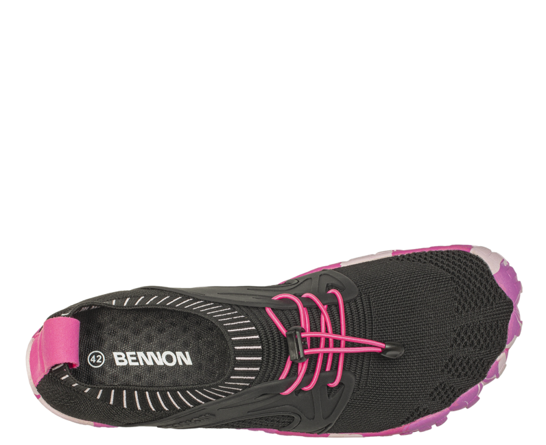 BENNON BOSKY παπούτσια barefoot, μαύρο/ροζ
