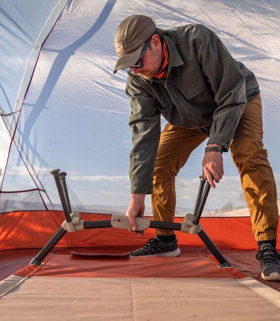 Klymit Mesa Cot XL κρεβάτι κατασκήνωσης, κόκκινο