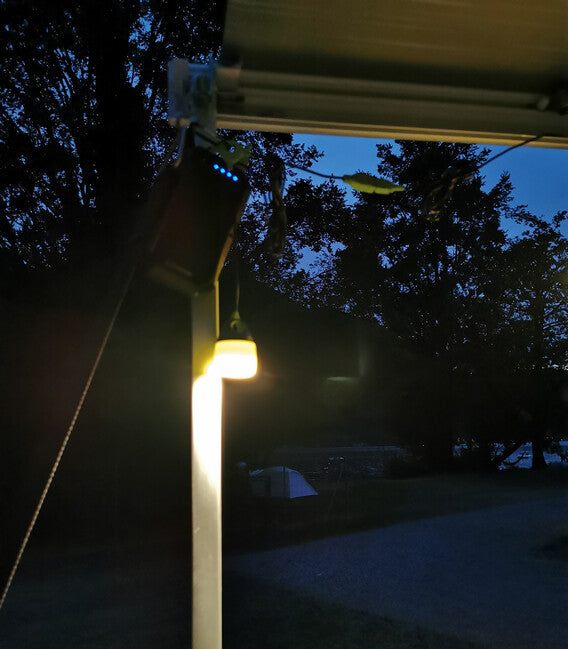 Origin Outdoors Σύνδεσμη Λάμπα LED, Μπλε, 200 Lumen, Θερμό Λευκό